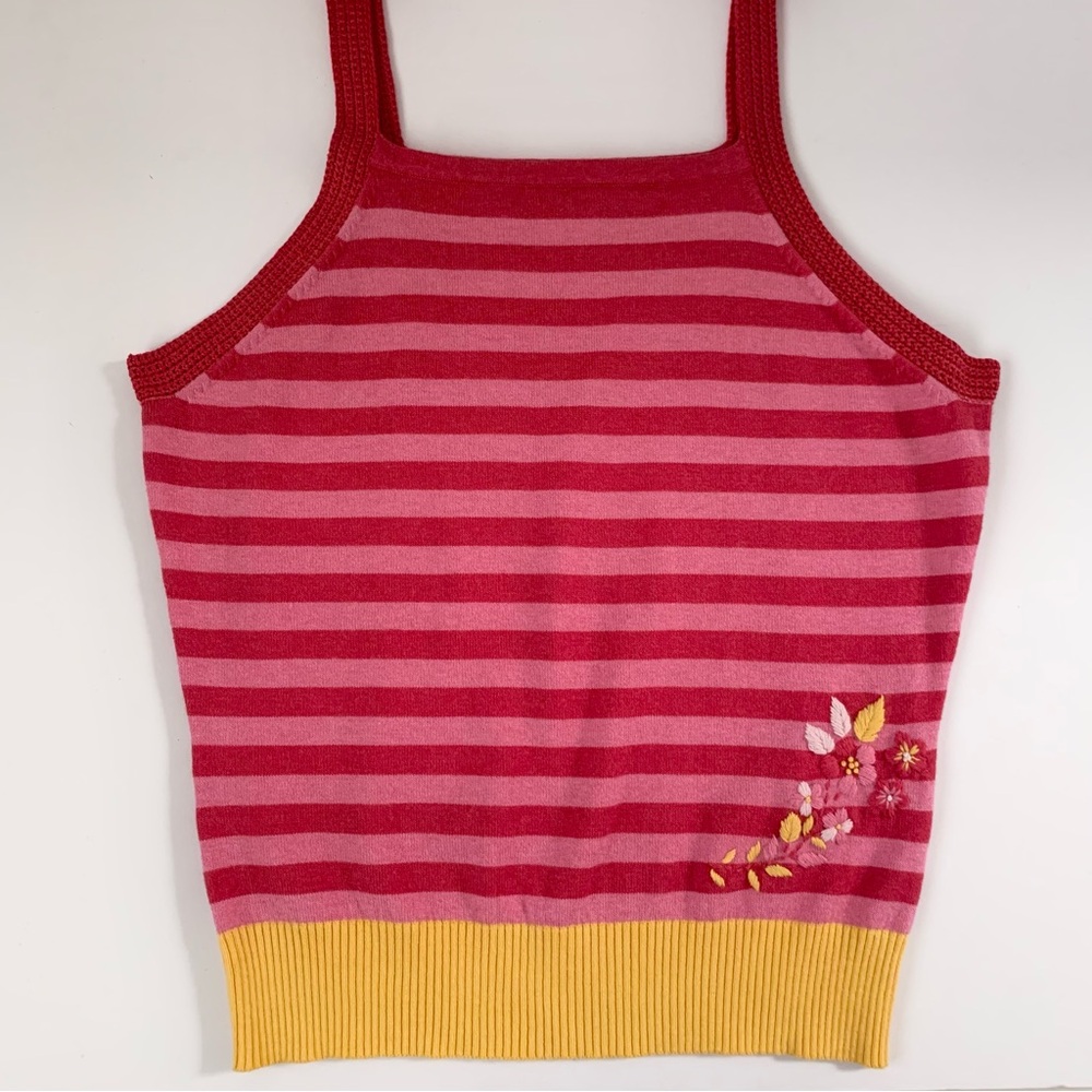 Oilily knit embroidered top